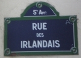 la rue des irlandais rue des irlandais